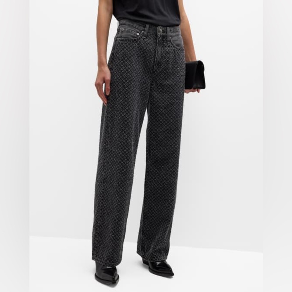 Rag and Bone Logan Mid Rise Wide Leg